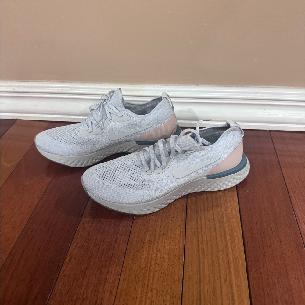 Nike Women’s Athletic Sneakers — Light Gray. NEVER WORN.